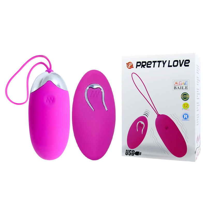 PRETTY LOVE - ŒUF VIBRANT TÉLÉCOMMANDE 12 V
