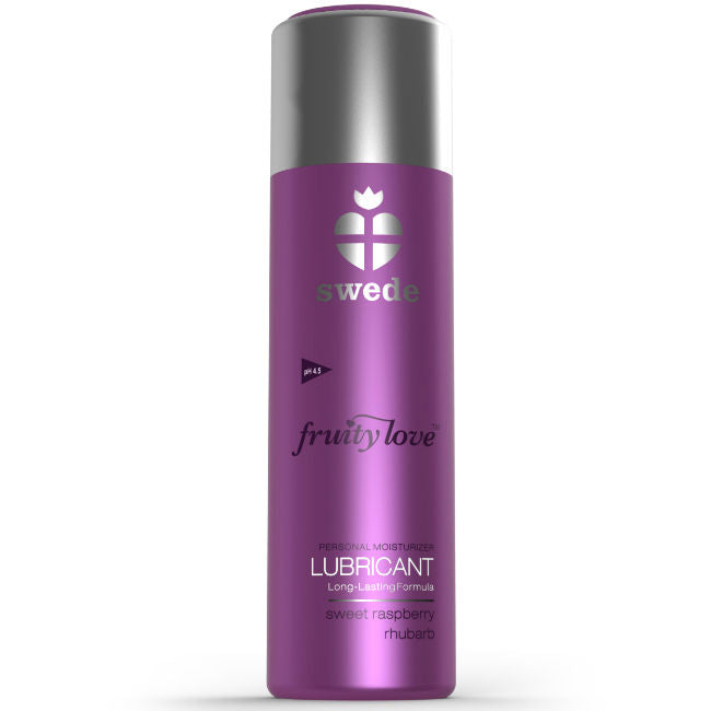 SWEDE - LUBRICANTE FRUITY LOVE FRAMBUESA Y RUIBARBO 100 ML