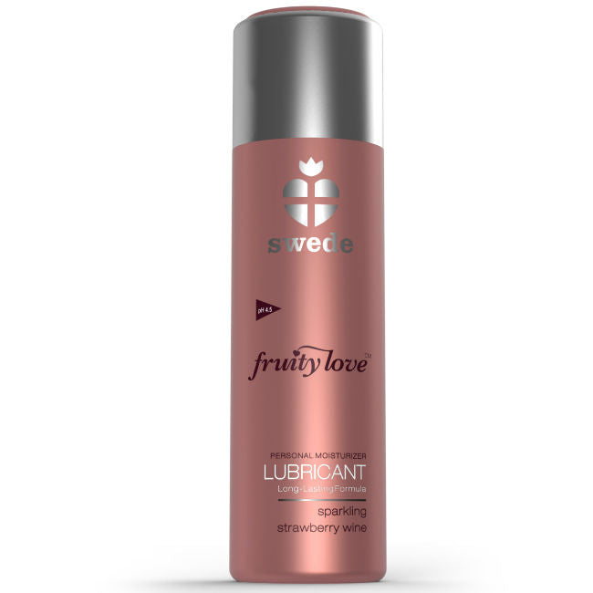 SWEDE - LUBRICANTE FRUITY LOVE VINO DE FRESA ESPUMOSO 100 ML