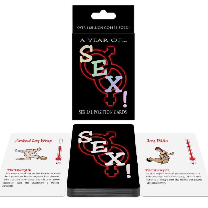 KHEPER GAMES - CARTAS DE POSICIONES SEXUALES UN AÑO DE... ¡SEXO!