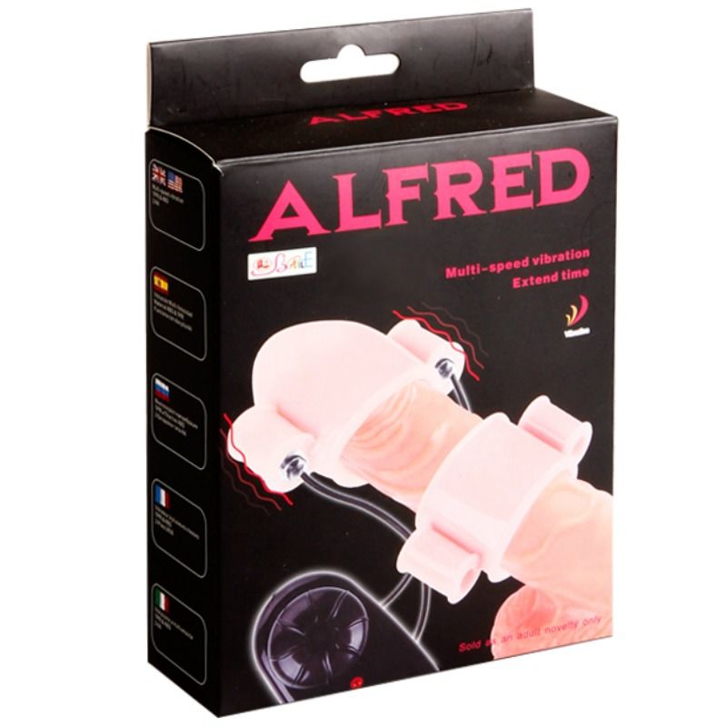 BAILE - HOUSSES VIBRANTES POUR PÉNIS ALFRED AVEC COMMANDE