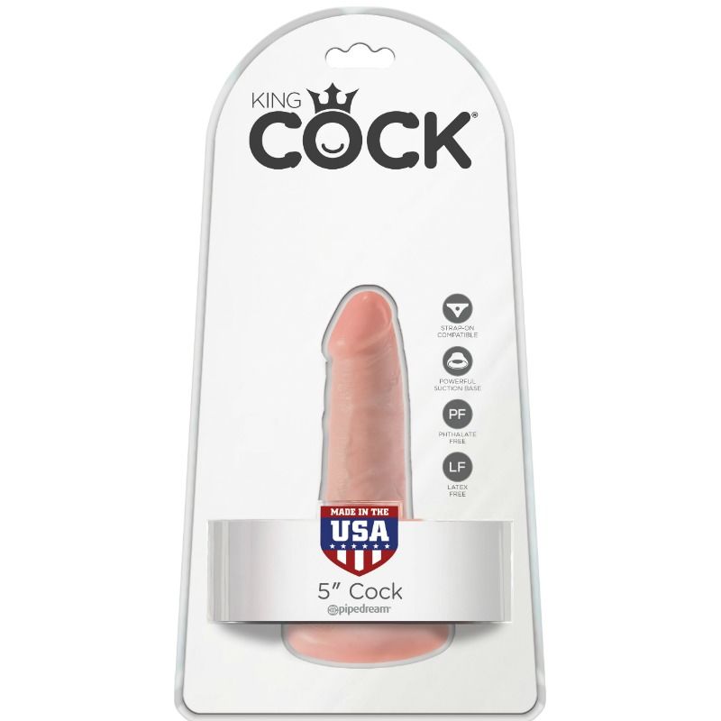 KING COCK - GODEMICHET AVEC COUILLES 14 CM CHAIR