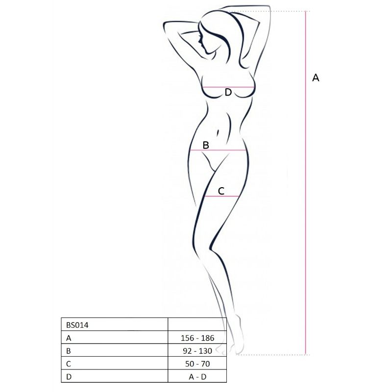 PASSION - FEMME BS014 BODY BAS ROUGE TAILLE UNIQUE