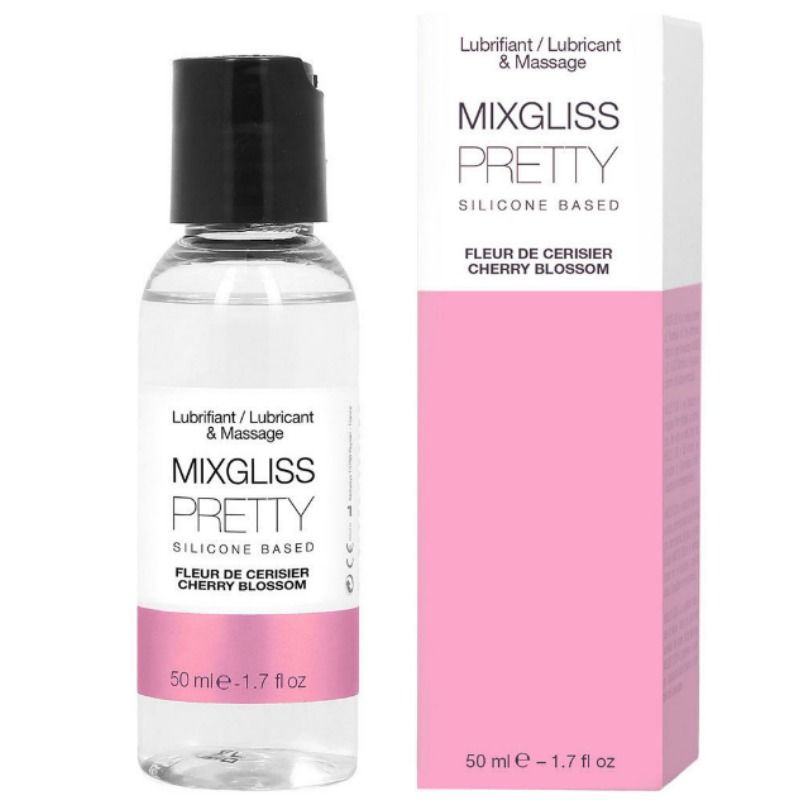MIXGLISS - LUBRICANTE DE SILICONA PRETTY CHERRY BLOSSOM 50 ML