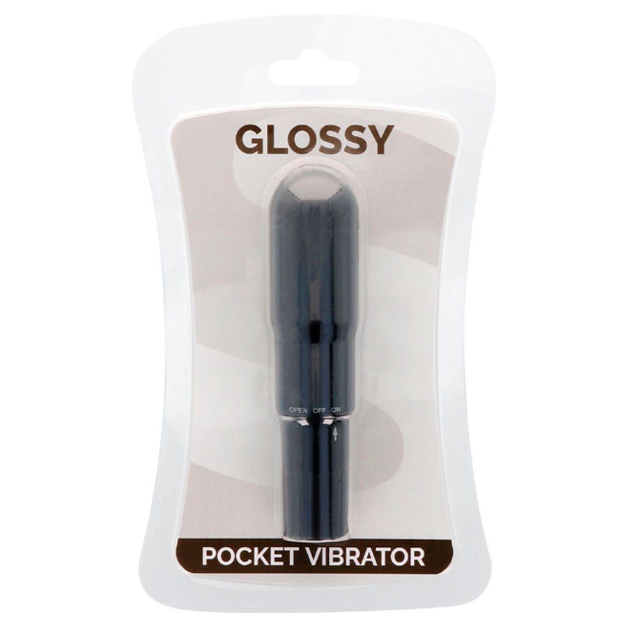 GLOSSY - VIBREUR DE POCHE NOIR