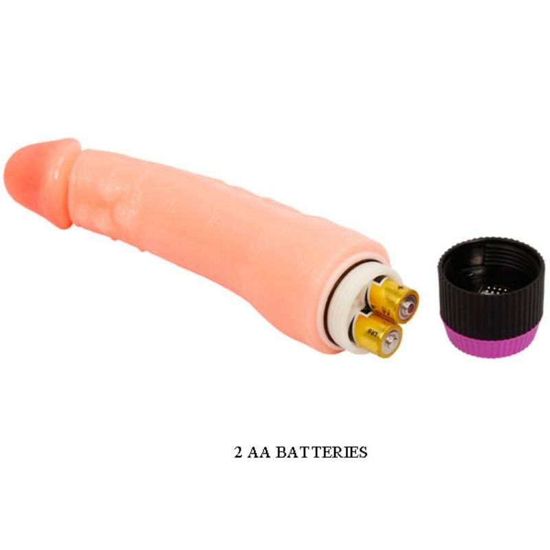 BAILE - VIBRADOR NATURAL FLEXIBLE Y REALISTA DE 24 CM