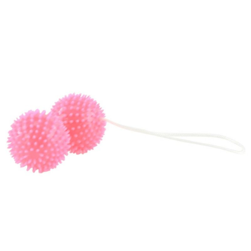BAILE - DES BILLES TEXTURÉES ROSE PROFOND DE 3,6 CM PROCURENT UN PLAISIR INTENSE