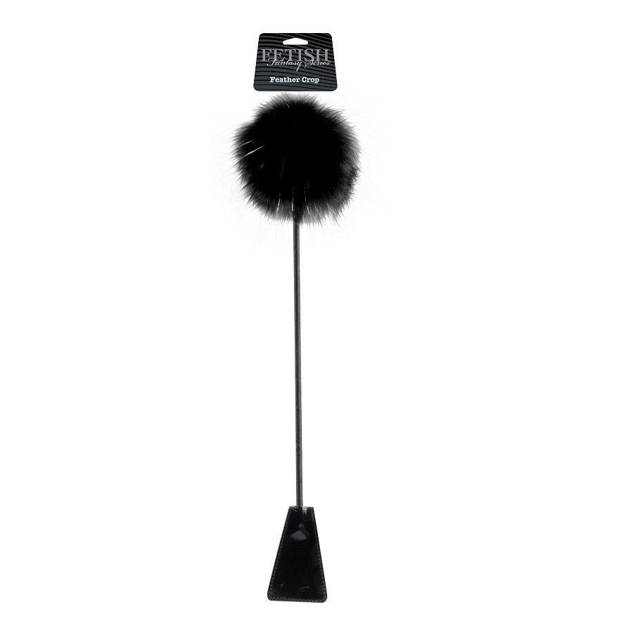 FETISH FANTASY EDICIÓN LIMITADA - FUSTA DE PLUMAS NEGRAS