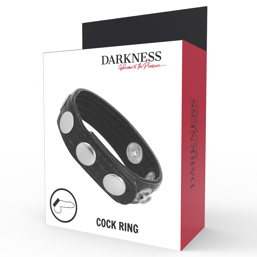 DARKNESS - ANILLO DE ERECCIÓN DE CUERO