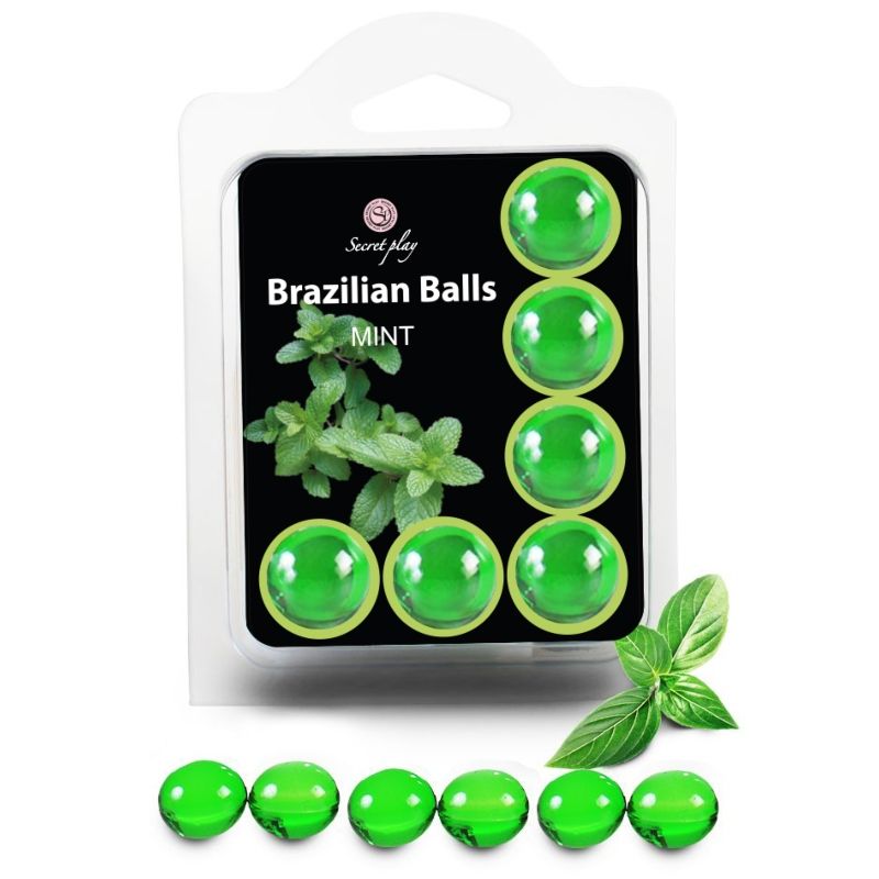 SECRETPLAY - COFFRET 6 BOULES BRÉSILIENNES MENTHE