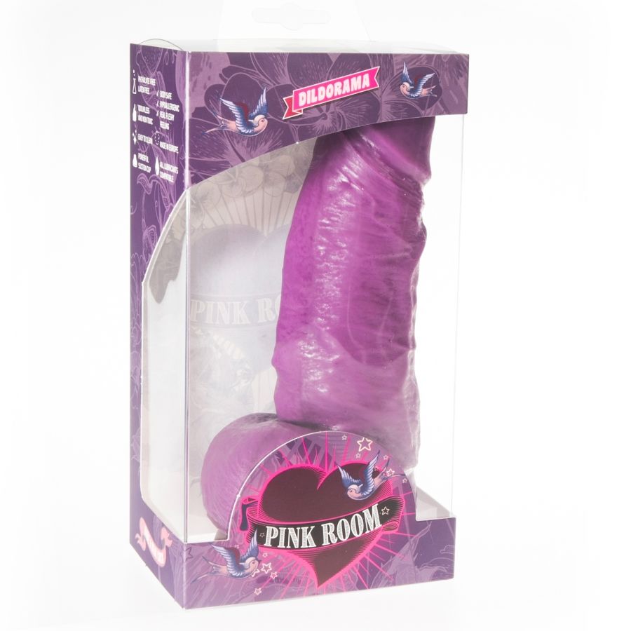 PINK ROOM - GODEMICHET RÉALISTE DAYAN VIOLET 17 CM