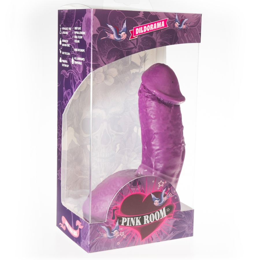 CHAMBRE ROSE - DILDO RÉALISTE ELIAN VIOLET 17,5 CM
