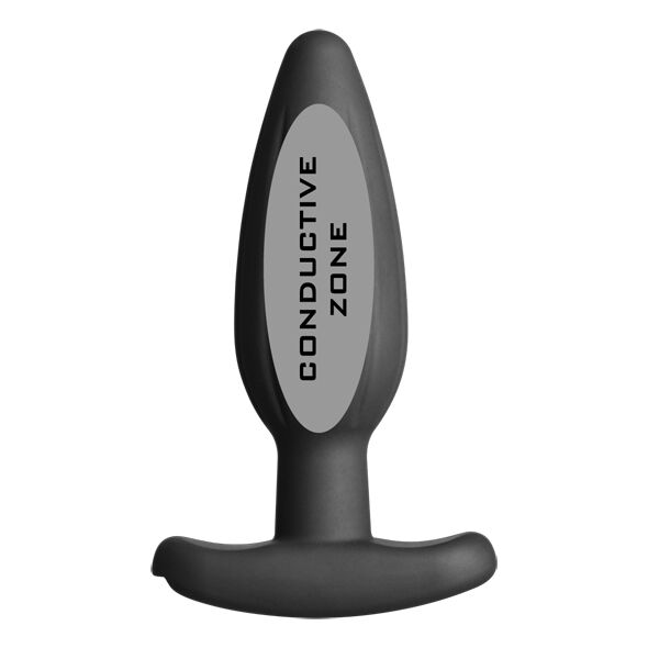 ELECTRASTIM - TAPÓN ANAL DE SILICONA BLACK ROCKER TAMAÑO MEDIANO