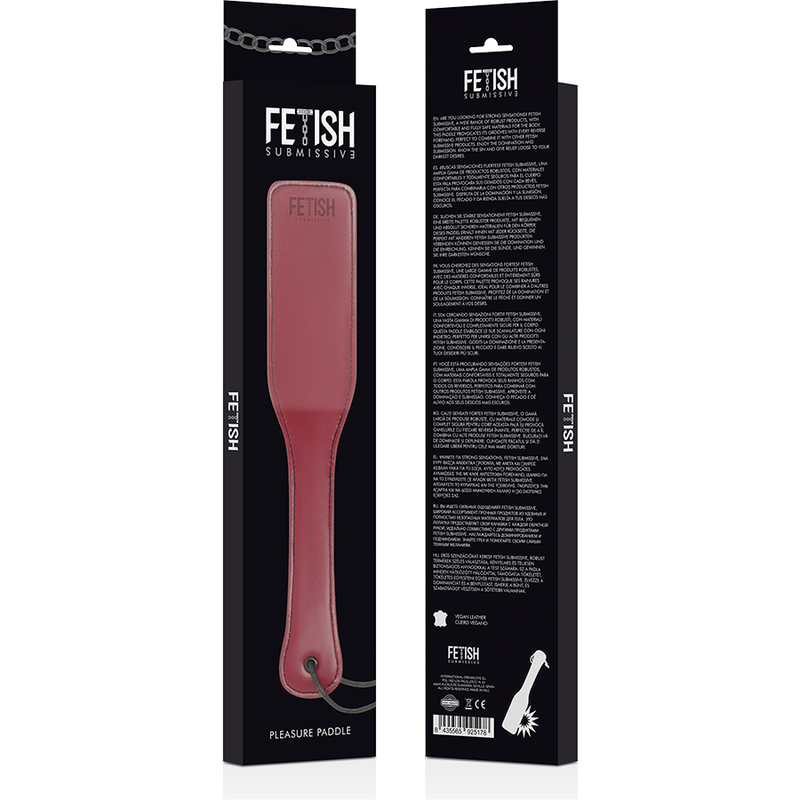 FETICHISMO SUMISO DARK ROOM - LÁTIGO DE CUERO VEGANO
