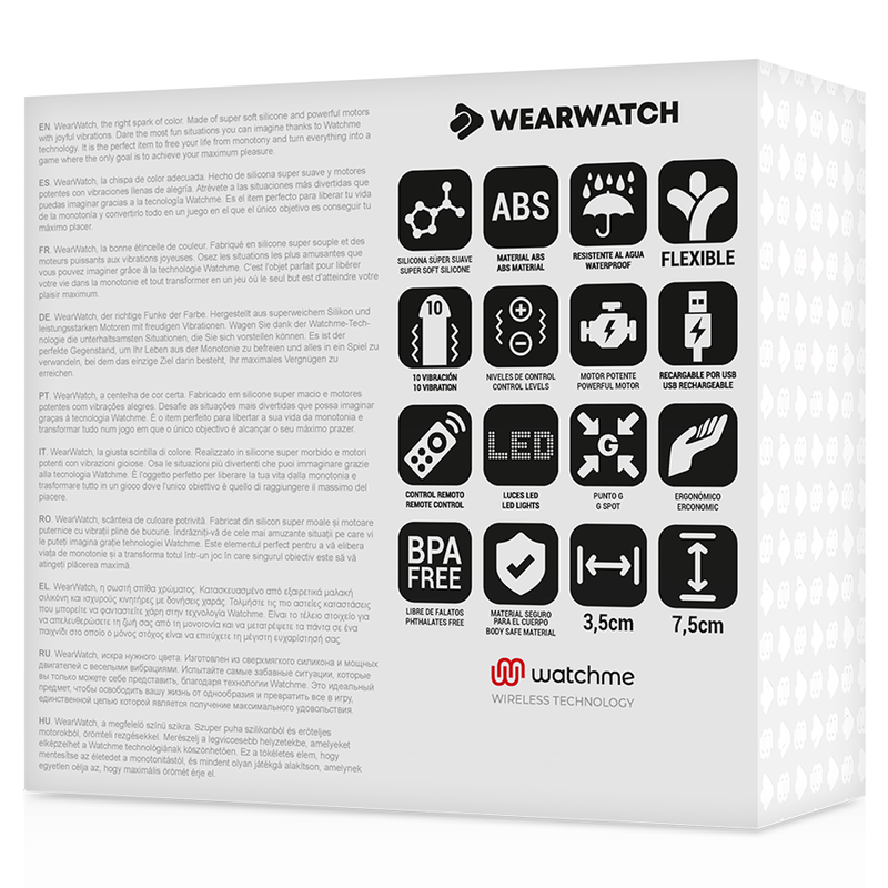 WEARWATCH - ŒUF TÉLÉCOMMANDE MONTRE TECHNOLOGIE EAU DE MER / JET