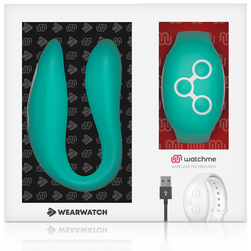 WEARWATCH - VIBRADOR WATCHME DE TECNOLOGÍA DUAL VERDE CLARO