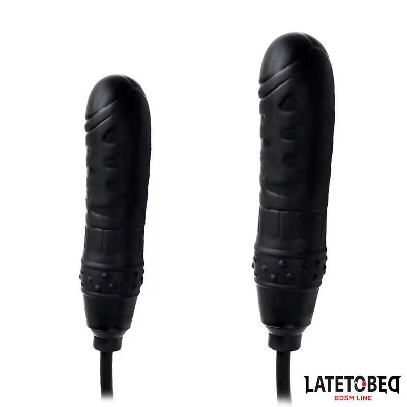 LATETOBED BDSM LINE - INFLATABLE DILDO WITH MANUAL PUMP