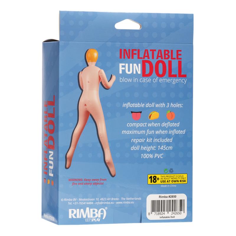 INFLATABLE FUN - INFLATABLE FUN DOLL ARE YOU READY, BIG BOY? 145CM