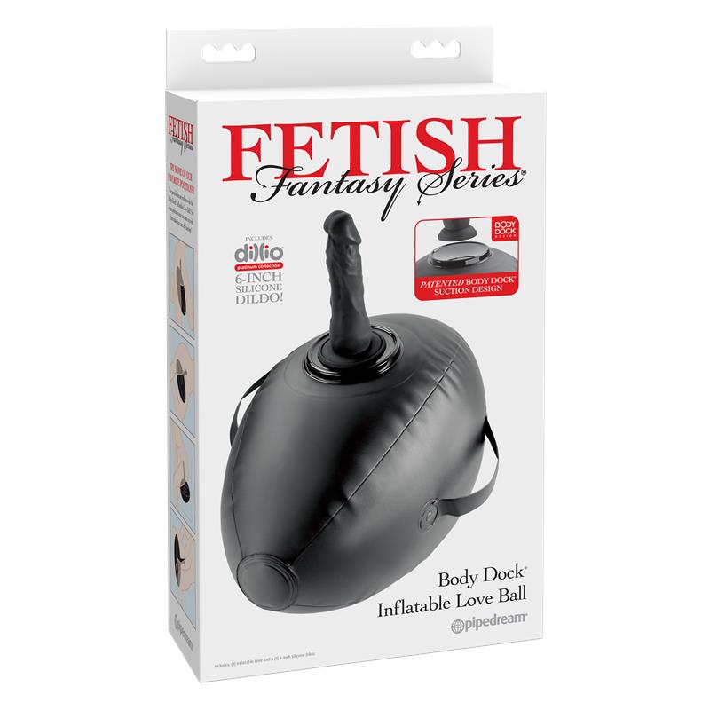 FETISH FANTASY SERIES - INFLATABLE LOVE BALL WITH DILDO BODY DOCK