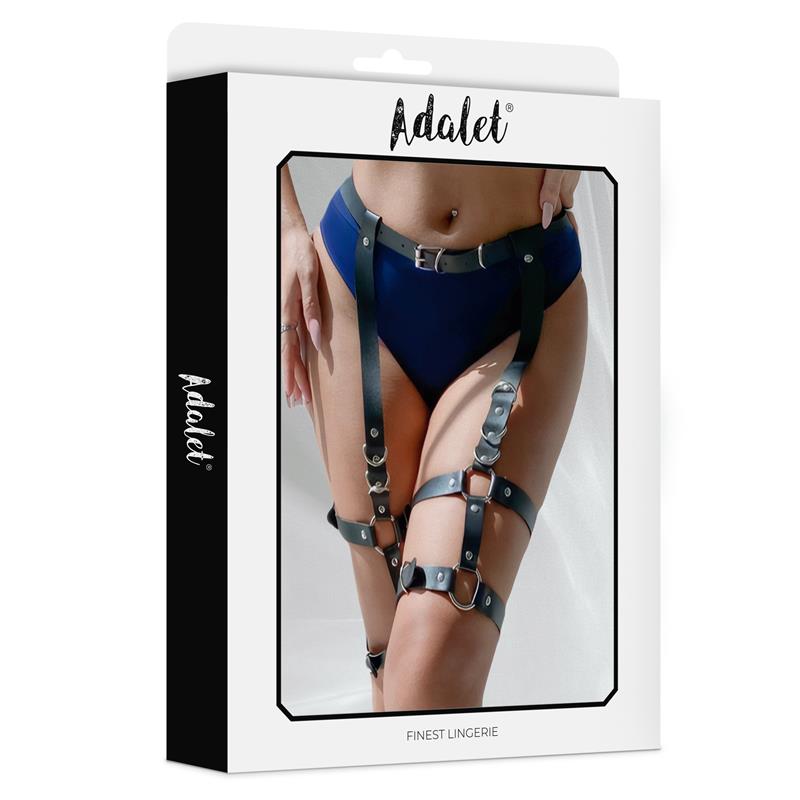 ADALET LINGERIE - KATIA VEGAN LEATHER GARTER ONE SIZE