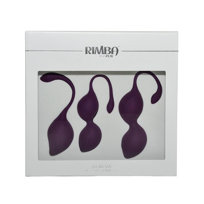 RIMBA TOYS - KEGEL BALLS TRAINING SET GENEVA PURPLE