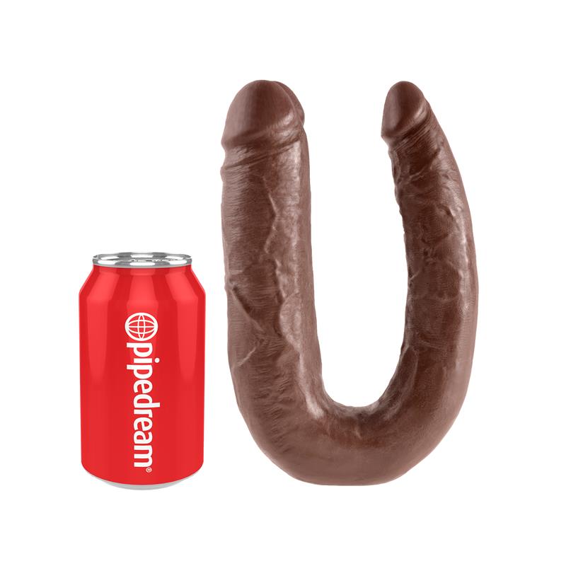 KING COCK - KING COCK DOUBLE PENETRATOR COCK LARGE - BROWN