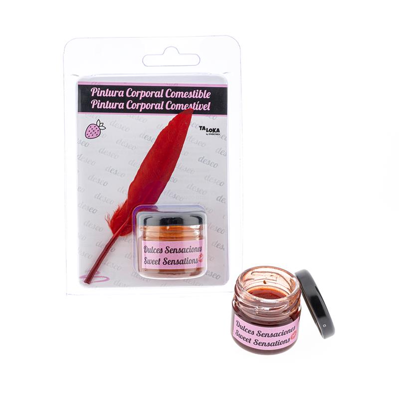 TALOKA - KISSABLE BODY PAINT STRAWBERRY FLAVOR