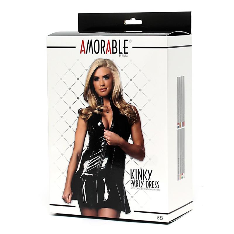 AMORABLE - LATEX DRESS ITH ZIPPER