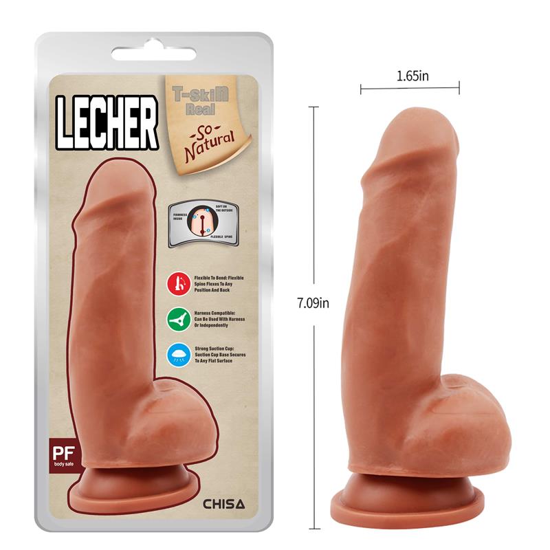 CHISA - LECHER DUAL-DENSITY DILDO 18CM