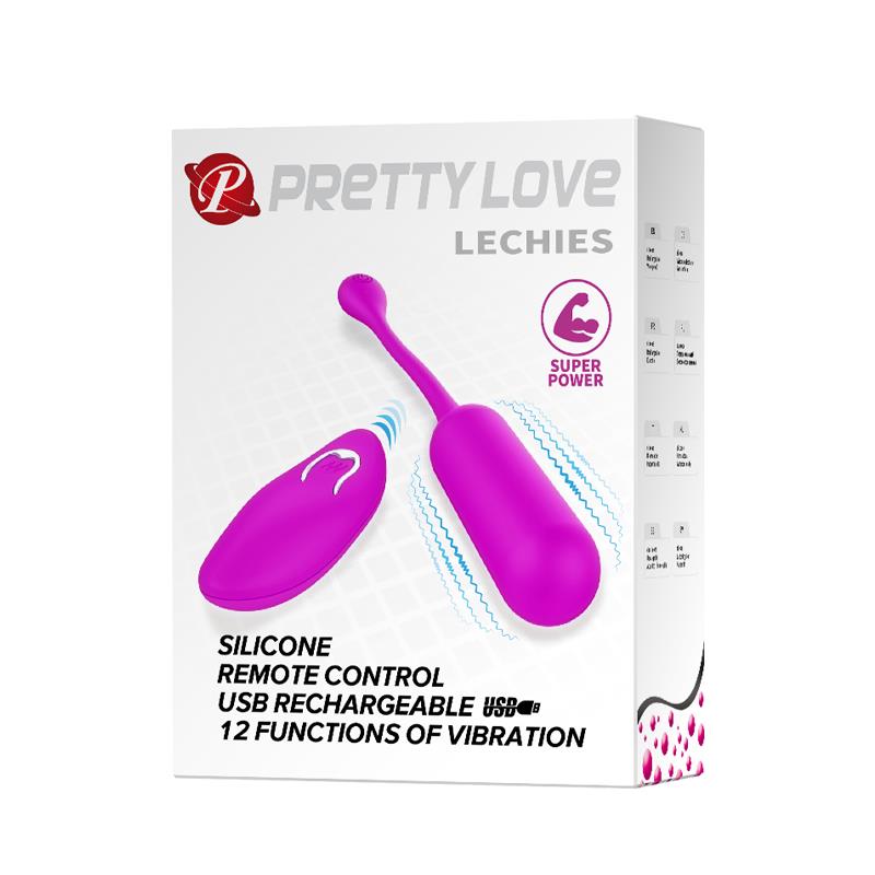PRETTYLOVE - LECHIES VIBRATING EGG WITH REMOTE CONTROL USB