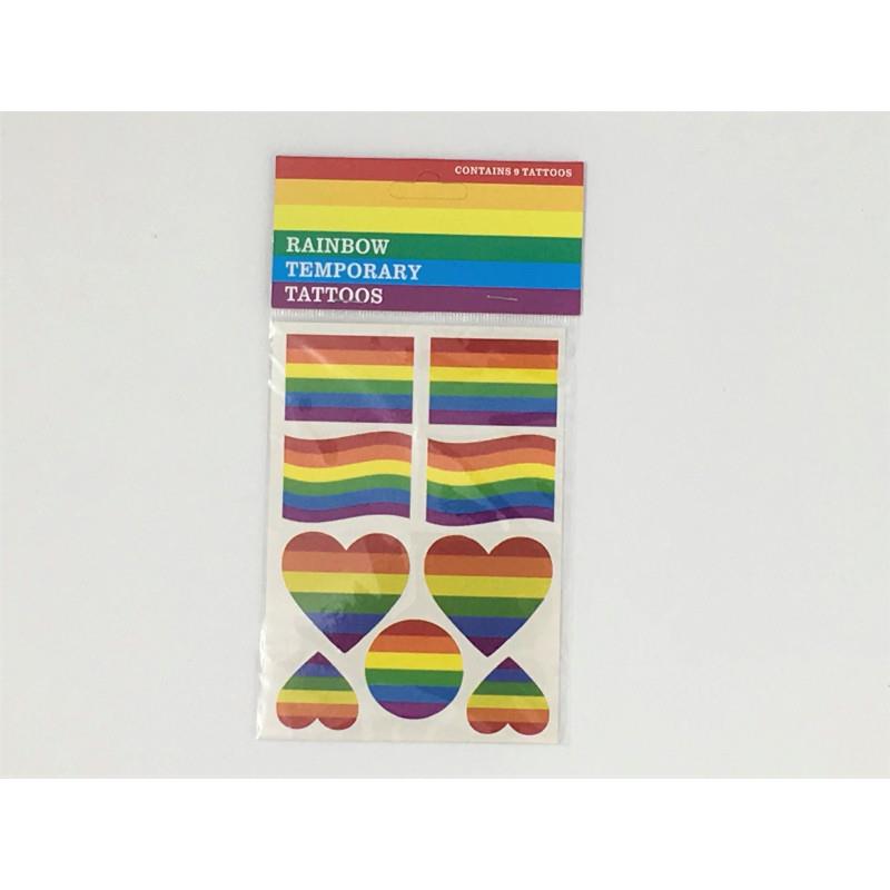 DIVERTY SEX - LGBT+ PRIDE SHEET OF TEMPORARY TATTOOS