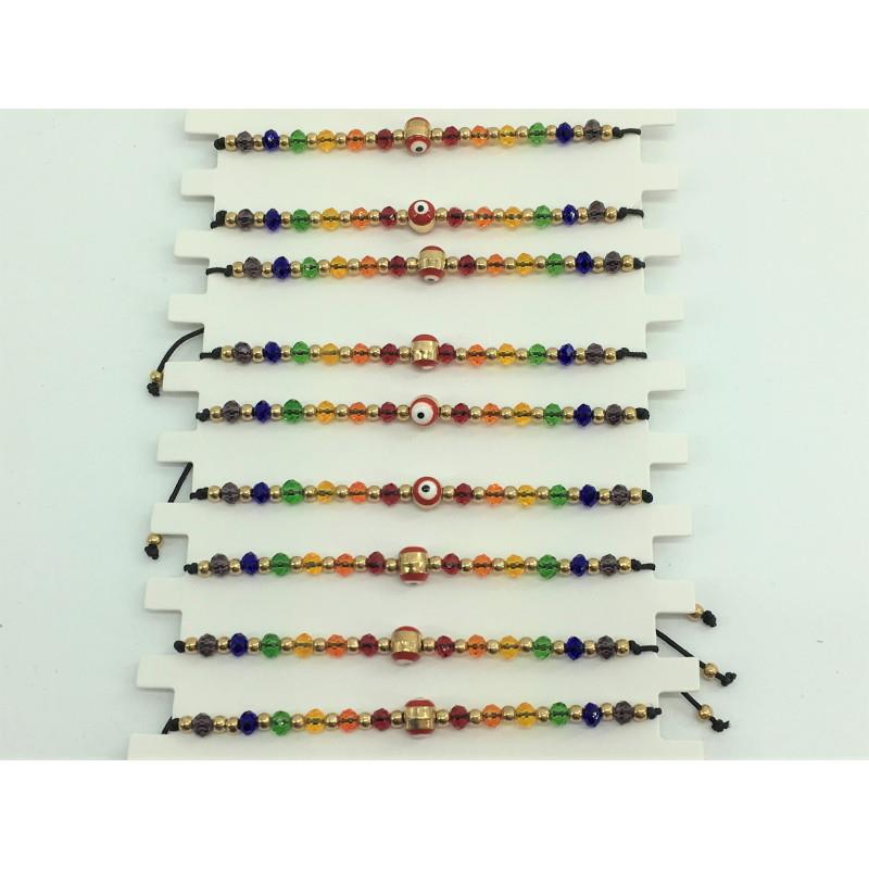 DIVERTY SEX - LGBT+ PRIDE SMALL BRACELET TURKISH EYE