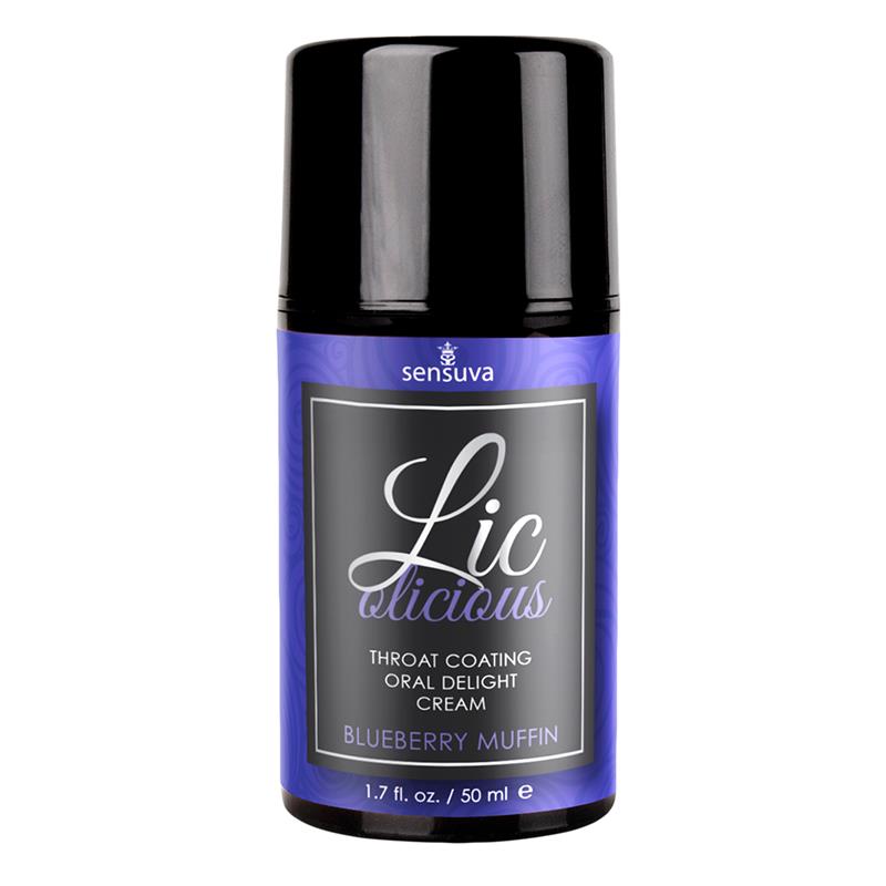 SENSUVA - LIC-O-LICIUS DESENSITIZING THROAT CREAM BLUEBERRY MUFFIN 50 ML