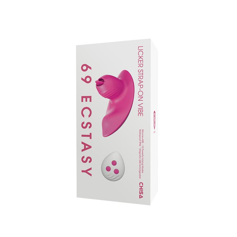 CHISA - LICKER STRAP-ON VIBE WITH TONGUE