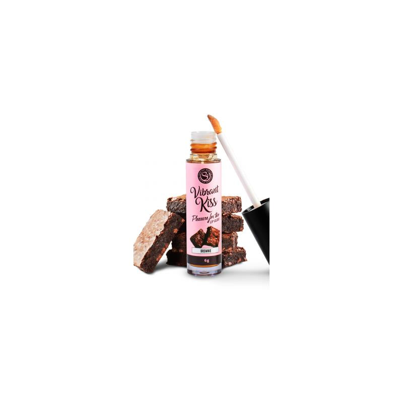 SECRET PLAY - LIP GLOSS VIBRANT KISS FLAVOR BROWNIE