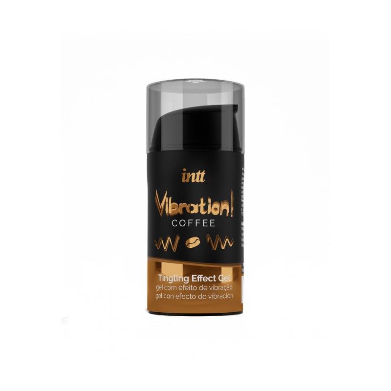 INTT - LIQUID VIBRATOR HEAT EFFECT COFFEE FLAVOR 15 ML