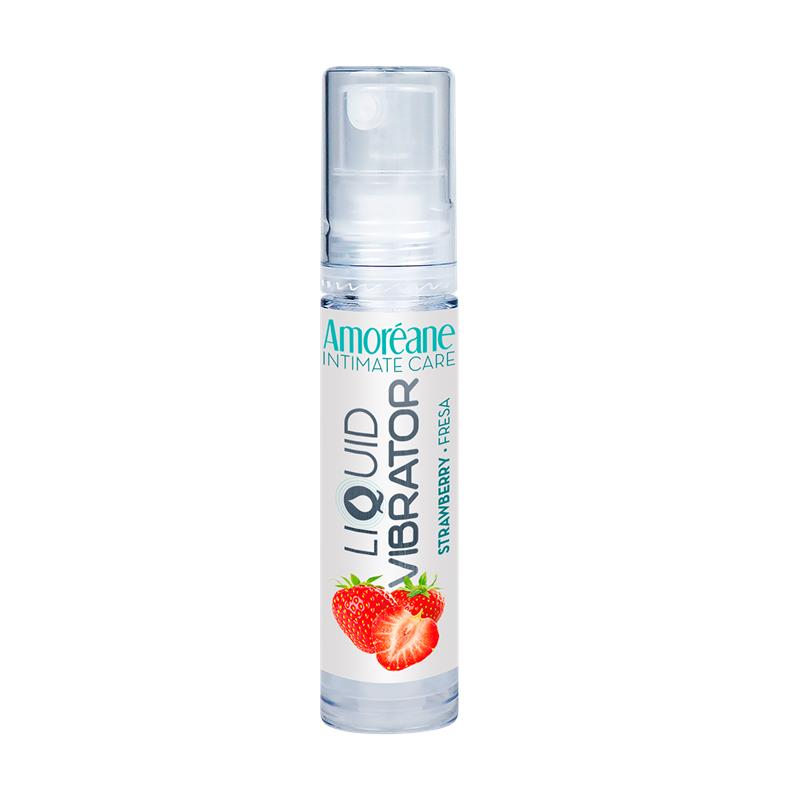 AMOREANE - LIQUID VIBRATOR WATERBASE STRAWBERRY 10 ML