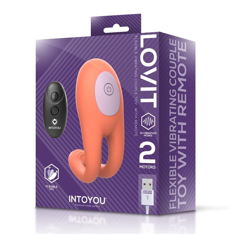 INTOYOU - LOVIT VIBRATING COUPLE TOY FLEXIBLE WITH REMOTE CONTROL