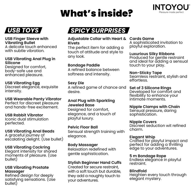 INTOYOU - LUXE - CALENDRIER ÉDITION LIMITÉE 24 PIÈCES