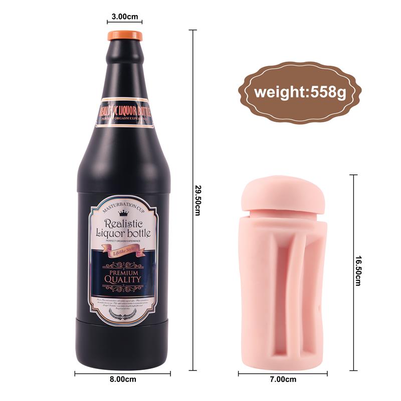 SHEQU - MALE MASTURBATOR VAGINA SONYA BEER BOTTLE