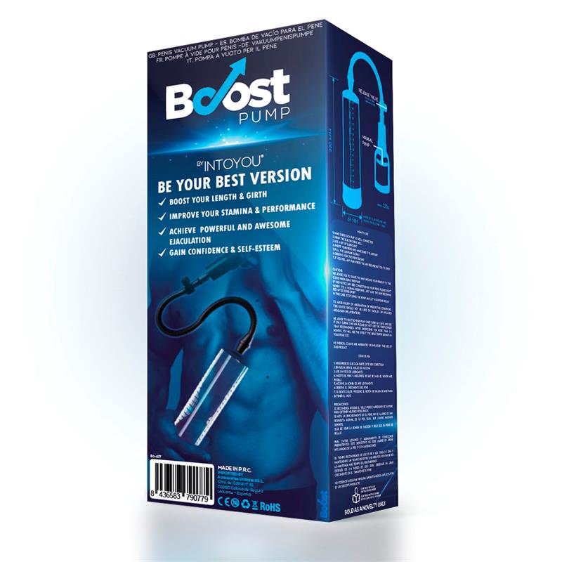 BOOST PUMPS - MANUAL PENIS PUMP PSX02 CRYSTAL