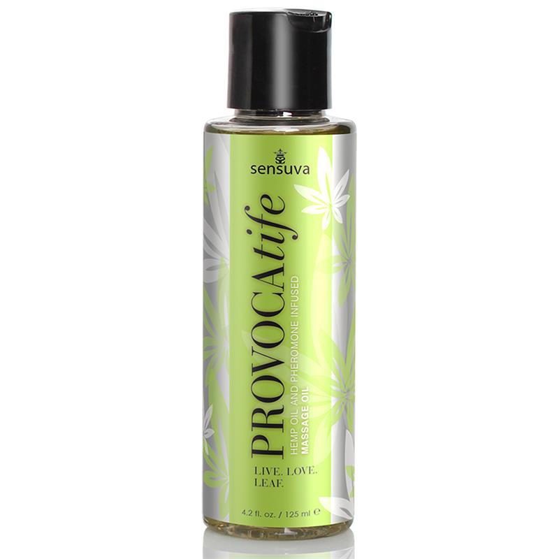 SENSUVA - HUILE DE MASSAGE À L'HUILE DE CHANVRE ET AUX PHÉROMONES 120 ML