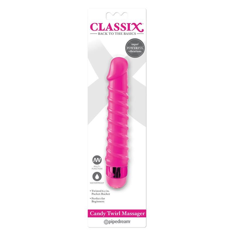 CLASSIX - MASSAGER CANDY TWIRL