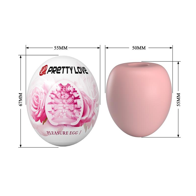 PRETTYLOVE - MASTURBATOR EGG PLEASURE EGG I PINK
