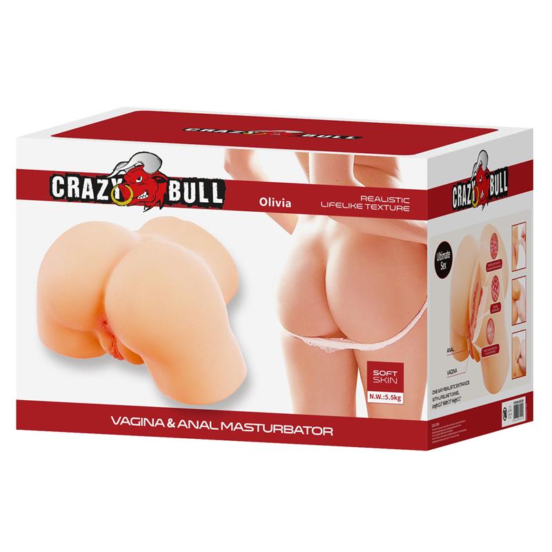 CRAZY BULL - MASTURBATOR VAGINA AND ASS 5.5KG