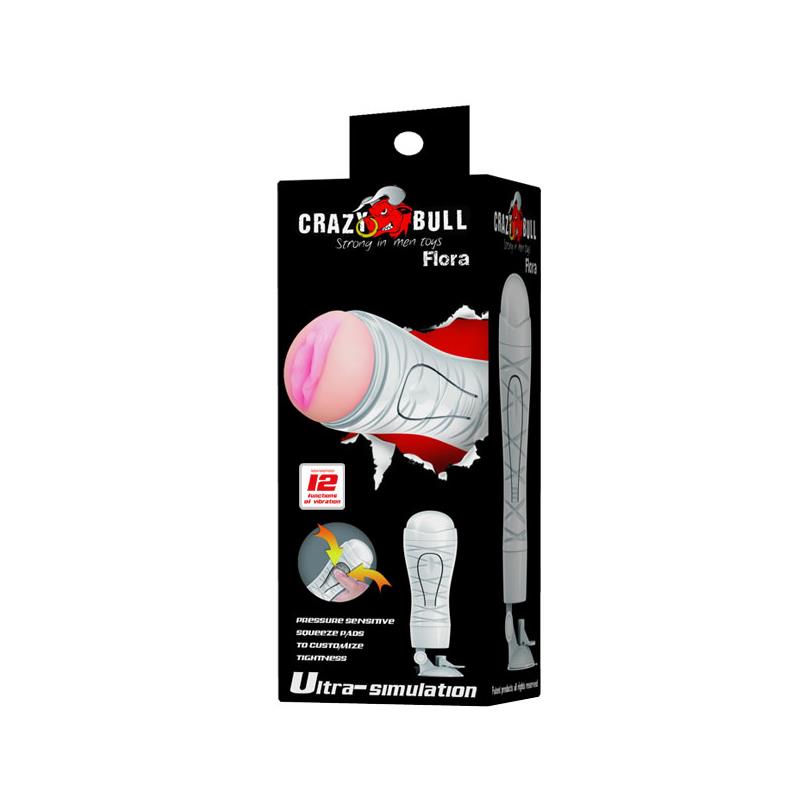 CRAZY BULL - MASTURBATOR WITH VIBRATION VAGINA
