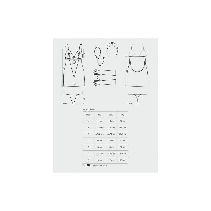OBSESSIVE - MEDICA DRESS 5 PIECES
