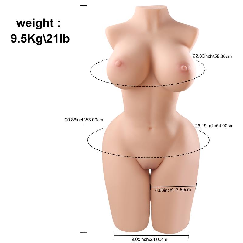 XISE - MELISSA TORSO VAGINA AND ANUS 8.2 KG