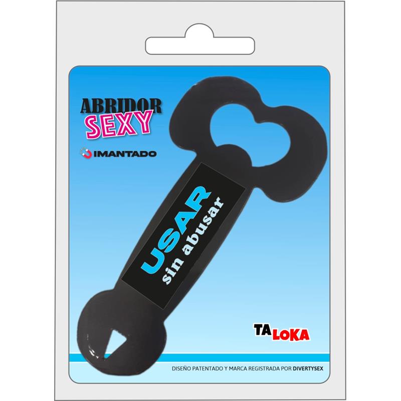 TALOKA - METAL BOTTLE OPENER IN THE SHAPE OF A PENIS.