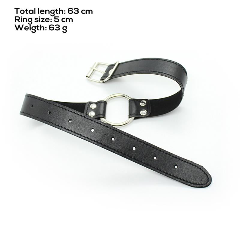 LATETOBED BDSM LINE - METAL O-RING GAG RING: 5 CM